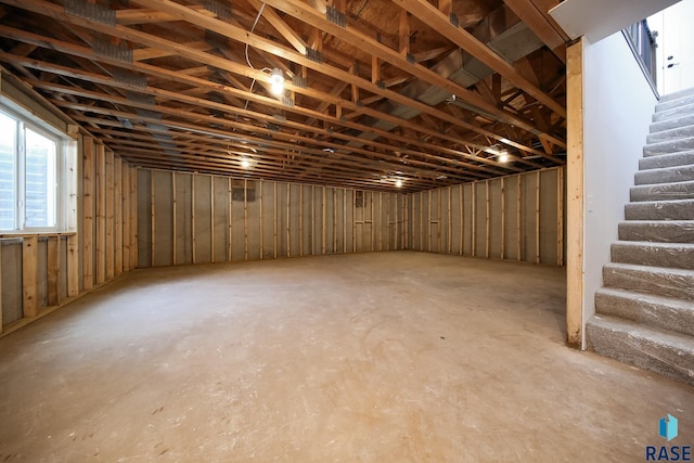 415 N Elm St, Lennox, SD 57039 - basement with stairs