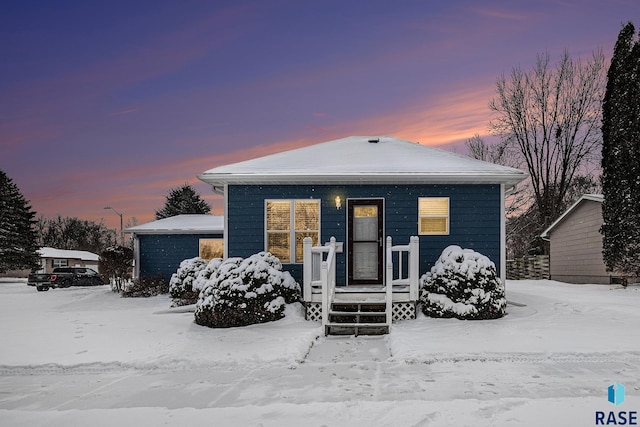 view of front of home