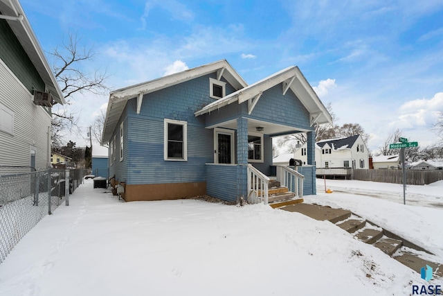 view of front of home