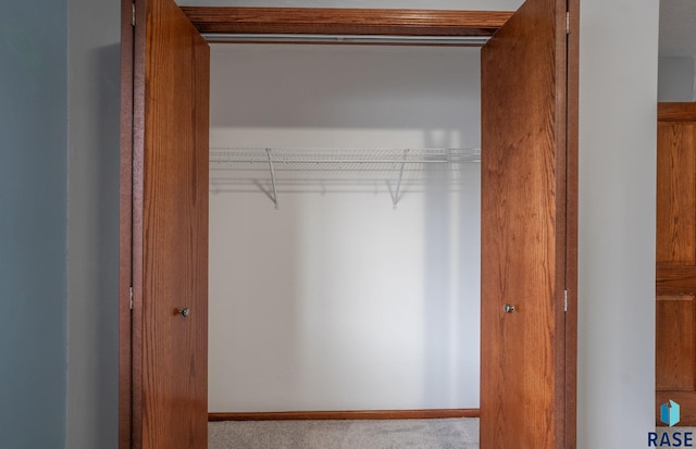 view of closet