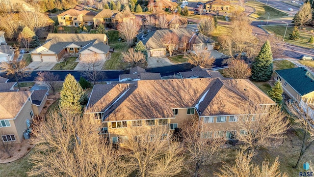 birds eye view of property featuring a residential view