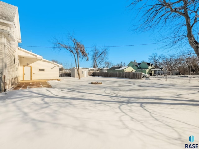 view of road featuring a residential view