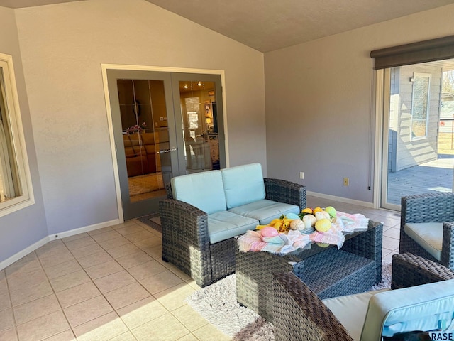 view of patio / terrace featuring an outdoor hangout area