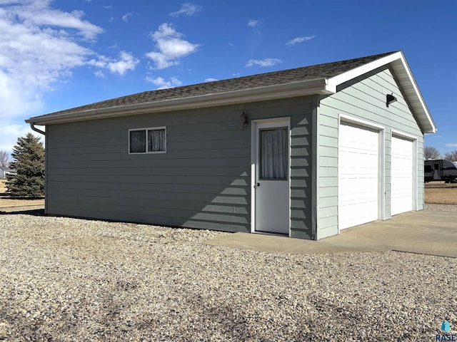 view of outbuilding with an outbuilding