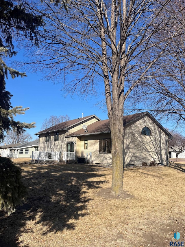 view of back of property