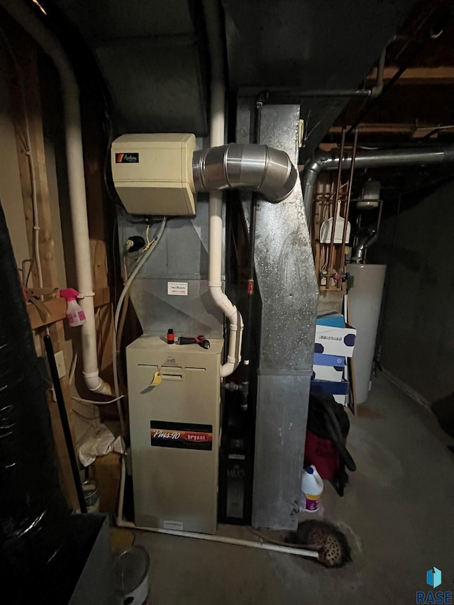 utilities featuring water heater