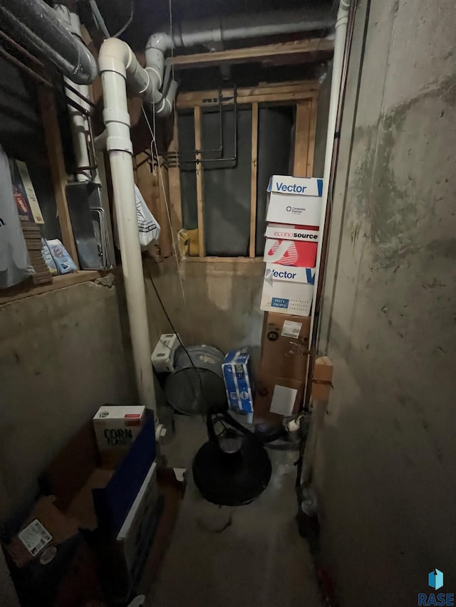 view of utility room