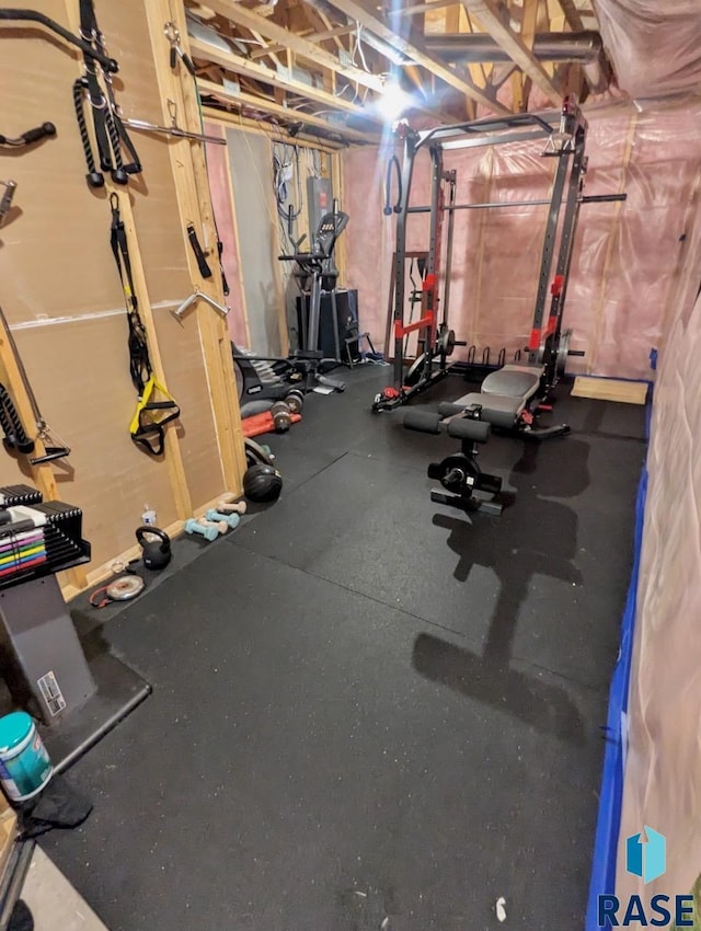 view of workout room