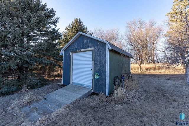 view of outbuilding with an outdoor structure