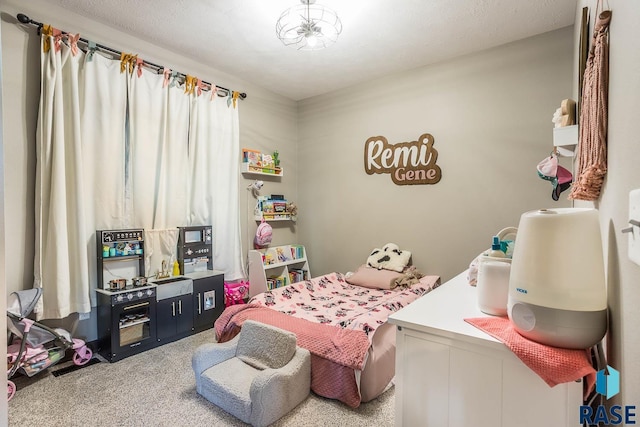 bedroom featuring carpet flooring