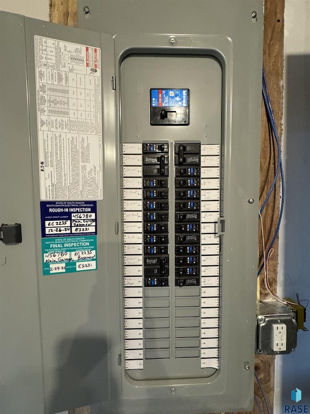 utilities with electric panel