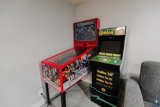 view of game room