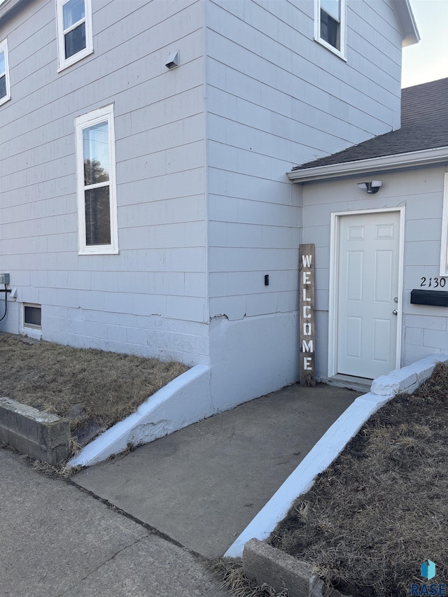 view of entrance to property