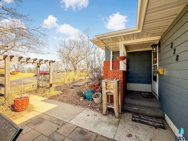 view of patio