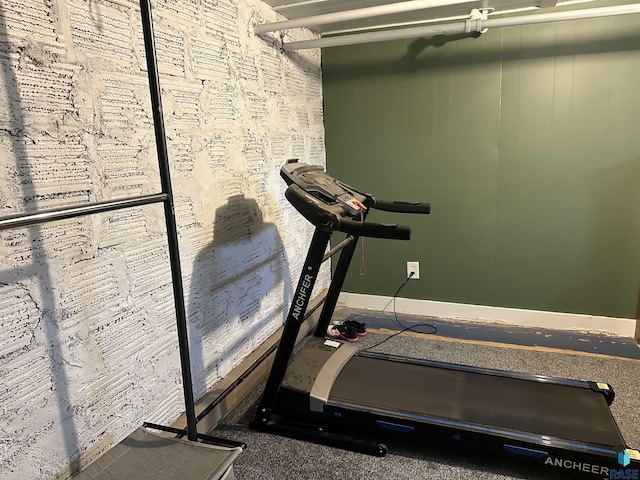 view of exercise room