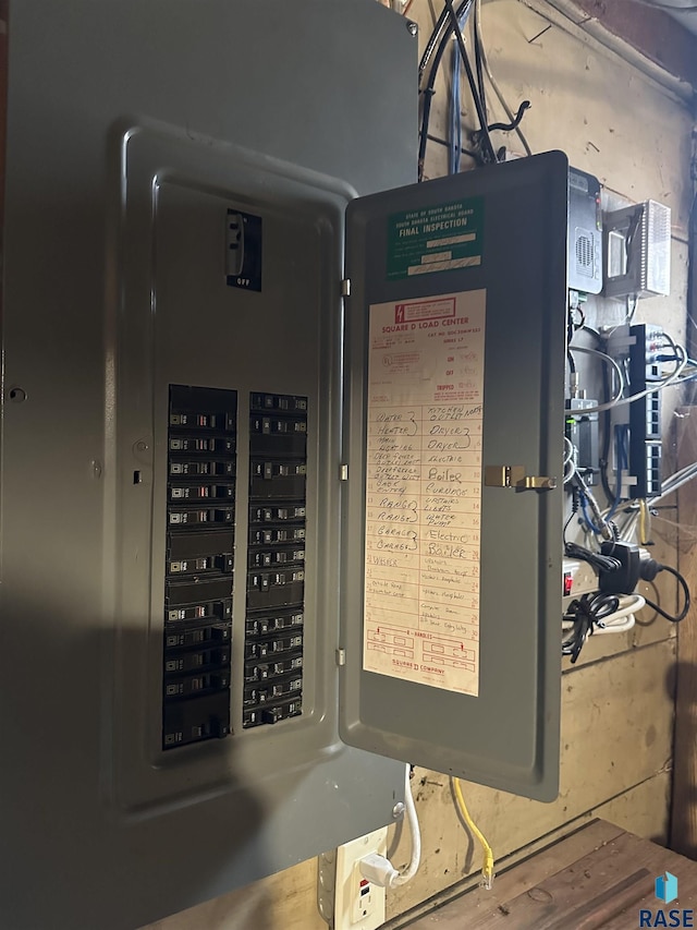 utilities with electric panel