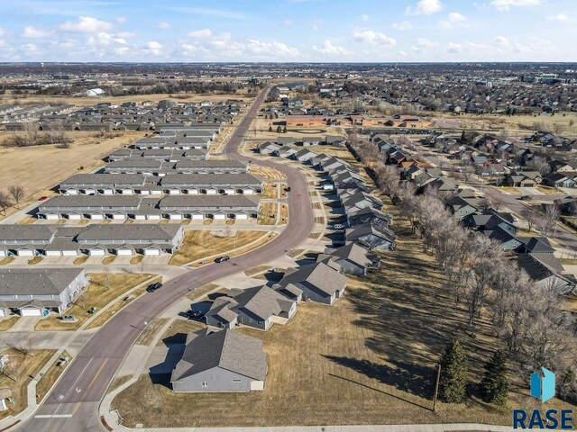 bird's eye view featuring a residential view