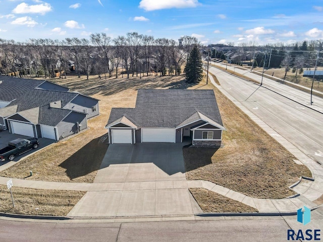 drone / aerial view