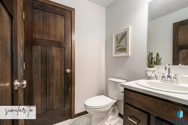 5714 E Avett Pl, Sioux Falls, SD 57108 - bathroom with toilet and vanity
