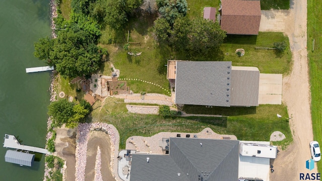 6305 Lakeview Dr, Wentworth, SD 57075 - drone / aerial view