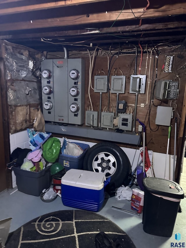 view of storage area