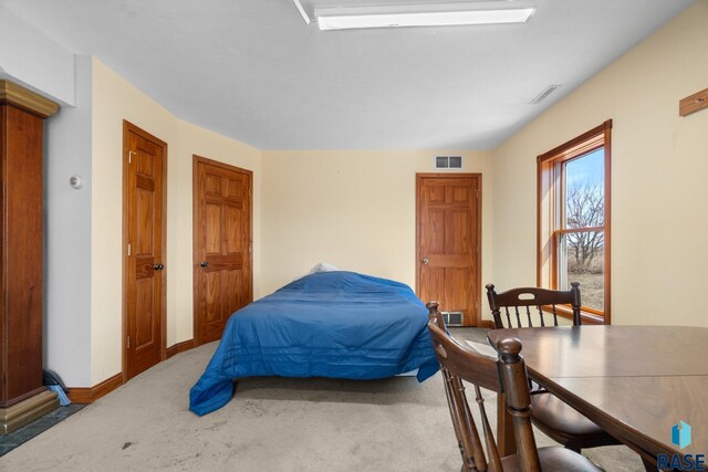 29783 Frog Creek Rd, Centerville, SD 57014 - bedroom featuring baseboards, visible vents, and carpet