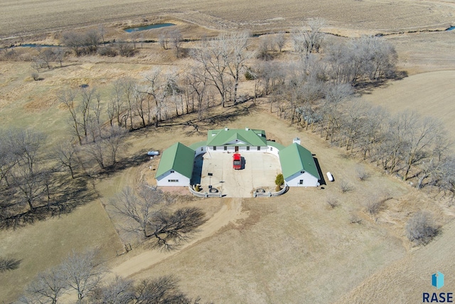 29783 Frog Creek Rd, Centerville, SD 57014 - bird's eye view with a desert view