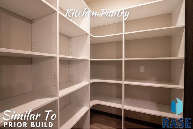 view of pantry