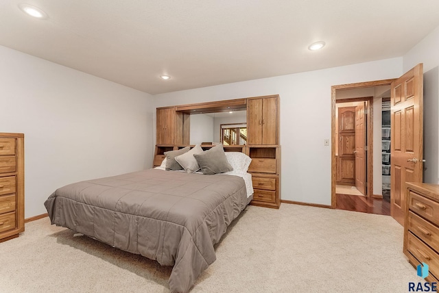 7 N Sun Valley Pl, Sioux Falls, SD 57110 - bedroom featuring light colored carpet, baseboards, and recessed lighting