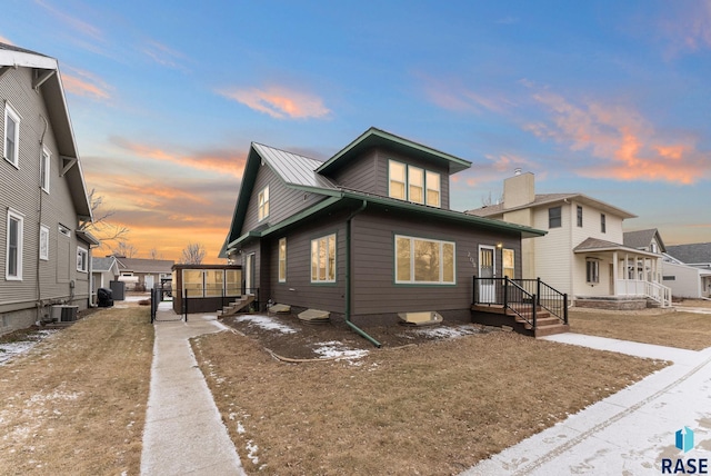 209 S 3rd St, Beresford, SD 57004 - view of front facade with central AC