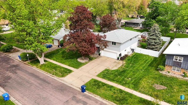 1200 Crestview Dr, Vermillion, SD 57069 - aerial perspective of suburban area