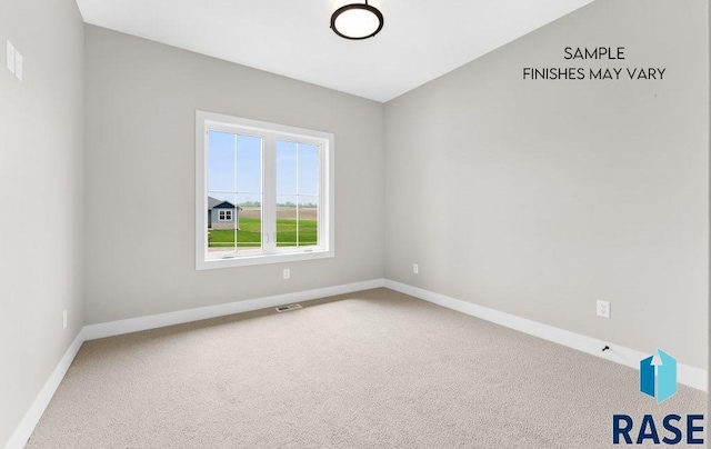 8312 E Wicker Ct, Sioux Falls, SD 57110 - carpeted empty room with visible vents and baseboards