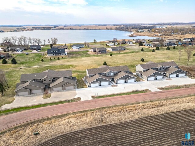 23744 461a Ave # 2, Wentworth, SD 57075 - aerial view with a water view and a residential view