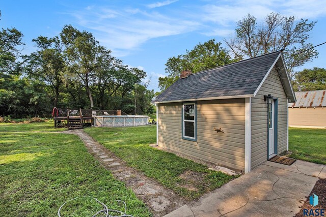 28128 462nd Ave, Davis, SD 57021 - view of shed featuring an outdoor pool