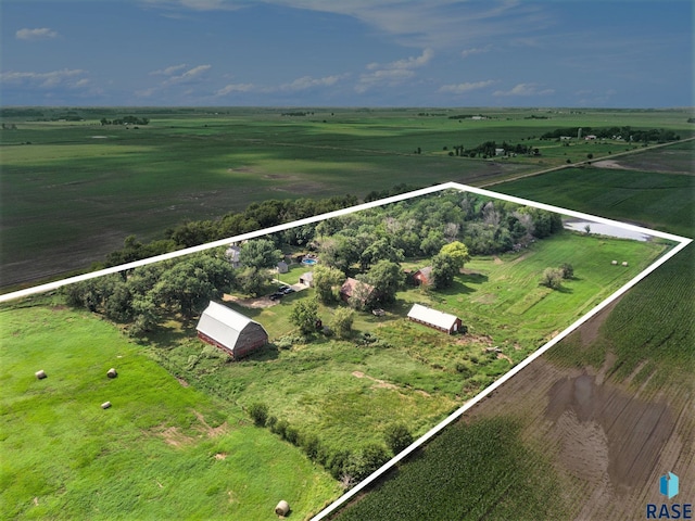 28128 462nd Ave, Davis, SD 57021 - bird's eye view with a rural view