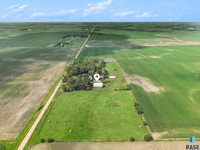 28128 462nd Ave, Davis, SD 57021 - birds eye view of property featuring a rural view