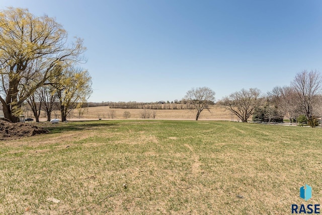 1000 N Six Mile Rd, Sioux Falls, SD 57110 - view of yard featuring a rural view