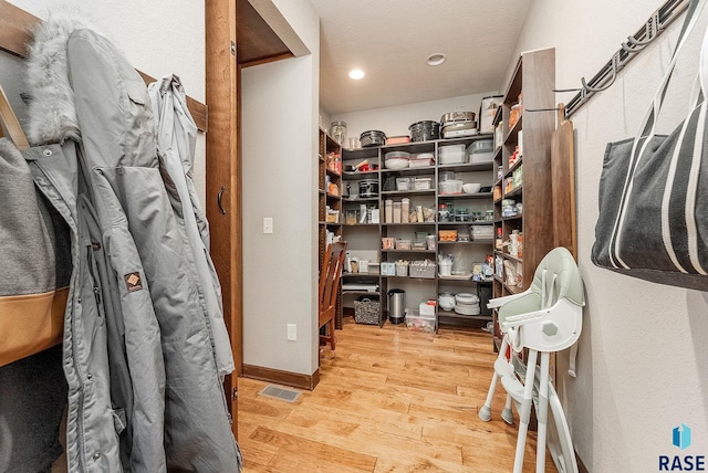 storage featuring visible vents