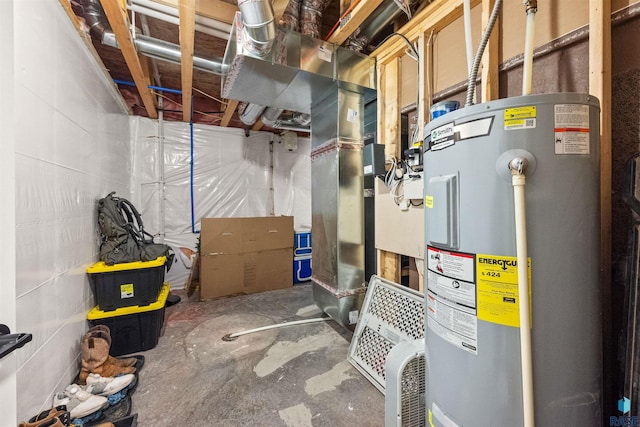 812 Sarah C Cir, Garretson, SD 57030 - utility room featuring electric water heater