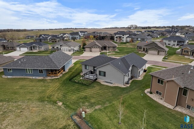 1917 S Firefly Dr, Sioux Falls, SD 57110 - birds eye view of property with a residential view