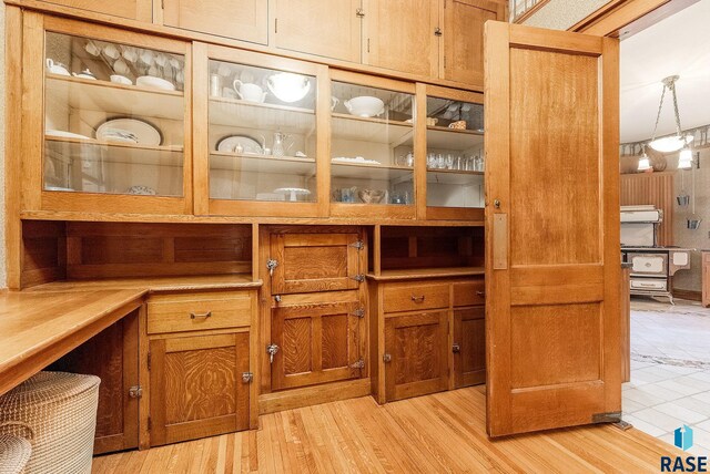interior space featuring wood finished floors