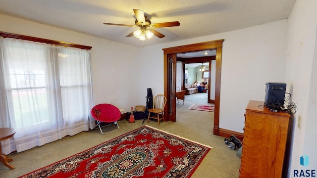 712 6th St, Brookings, SD 57006 - playroom featuring a ceiling fan and carpet flooring