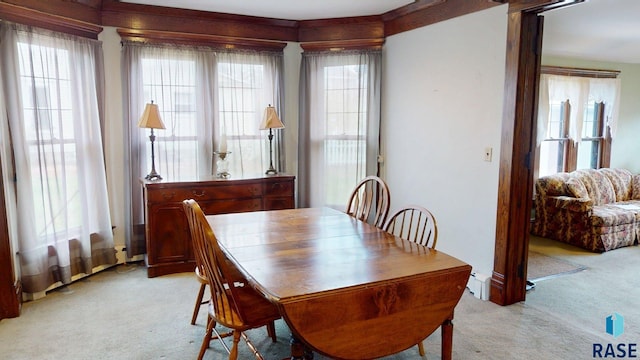 712 6th St, Brookings, SD 57006 - dining area with light carpet