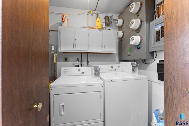 505 E 4th St, Canton, SD 57013 - washroom with cabinet space and washing machine and clothes dryer