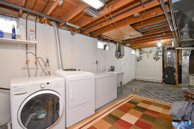 laundry room featuring laundry area and washer and dryer