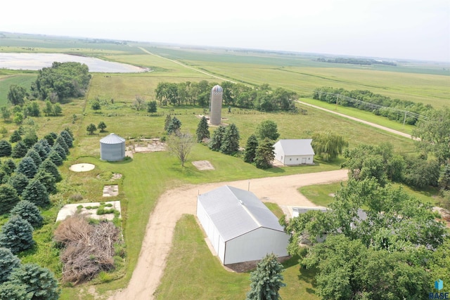 bird's eye view featuring a rural view