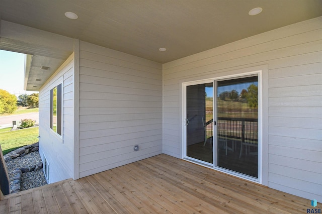 view of deck