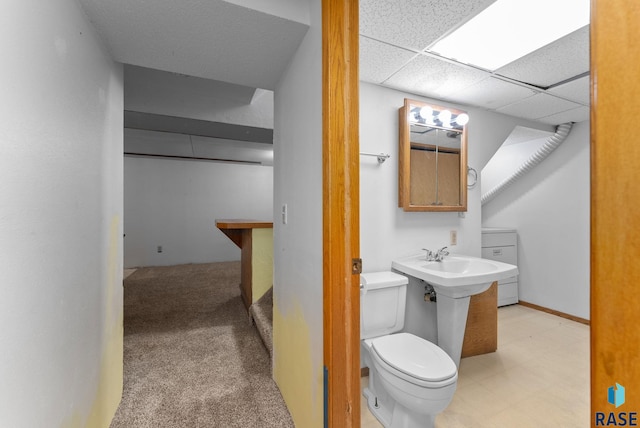 half bath featuring toilet