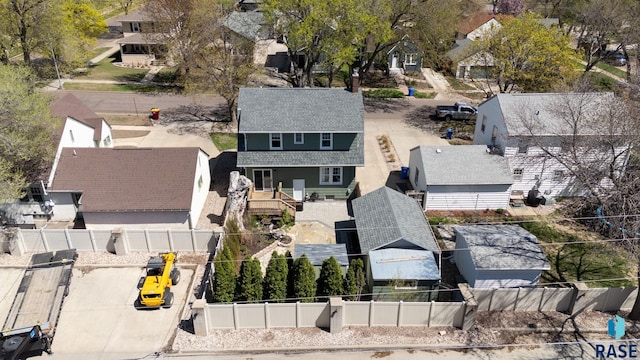 birds eye view of property featuring a residential view