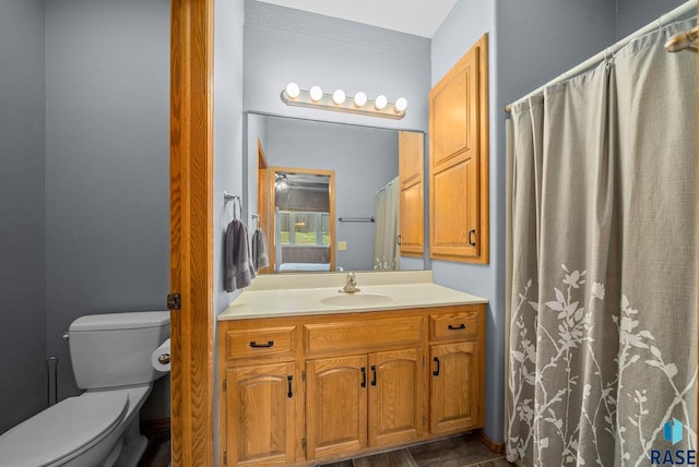 5215 E Belmont St, Sioux Falls, SD 57110 - bathroom featuring vanity and toilet